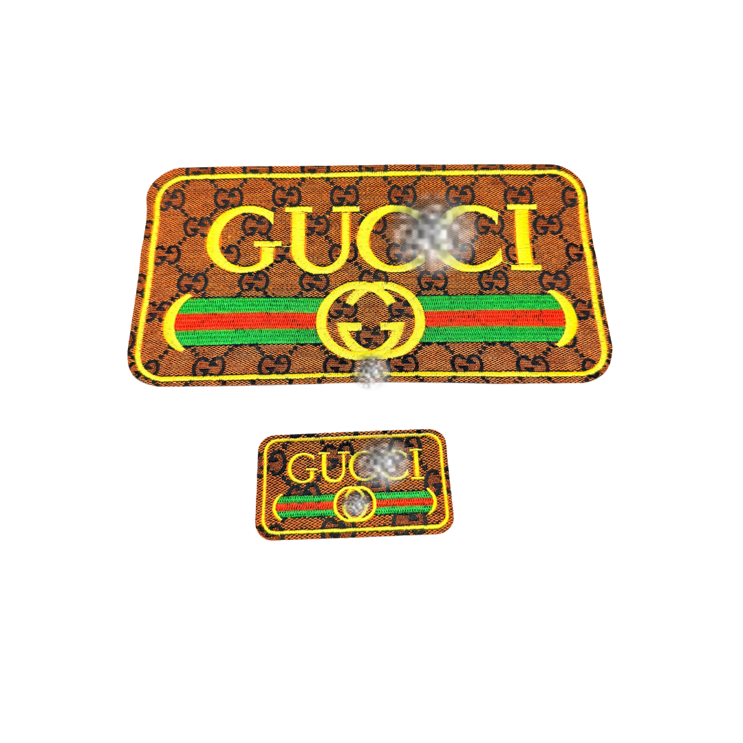 G***I  Designer Inspired Leather Patches