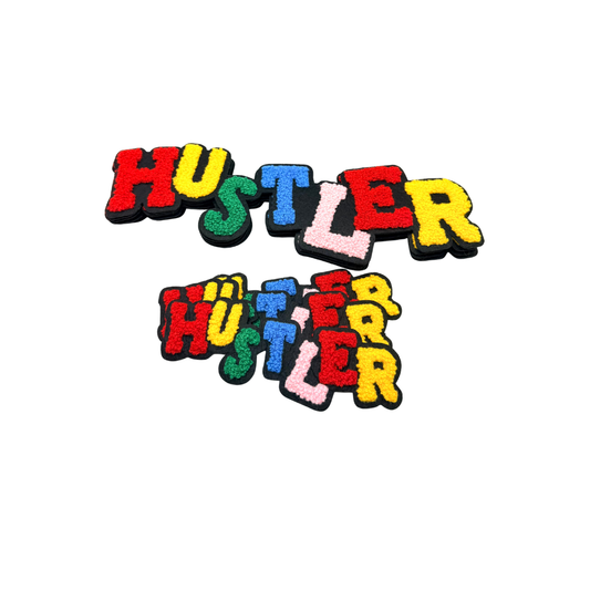 Hustler Colorful Alphabet Chenille Patches