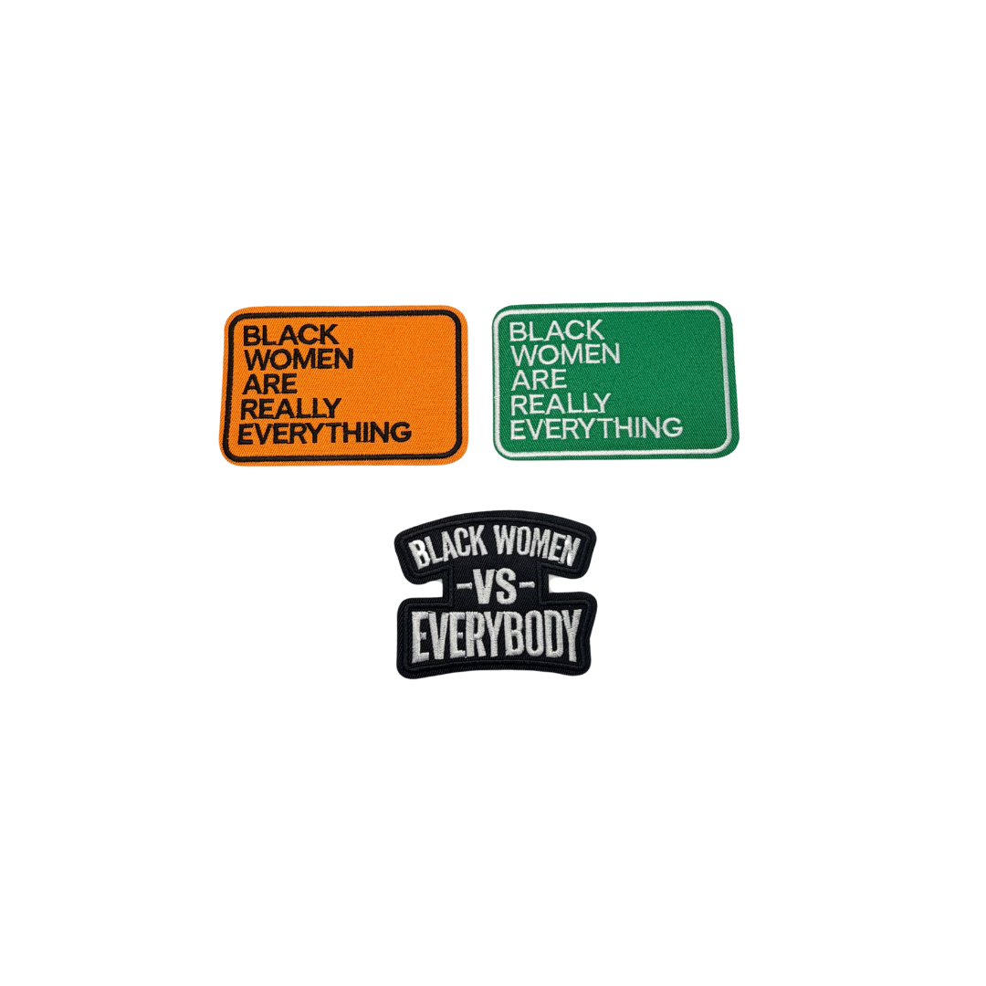 Black Women Quote Patches-1