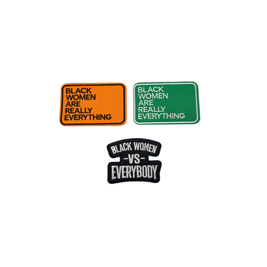 Black Women Quote Patches-1