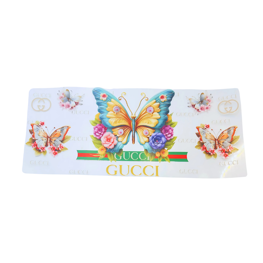 GG & Butterflies UV DTF