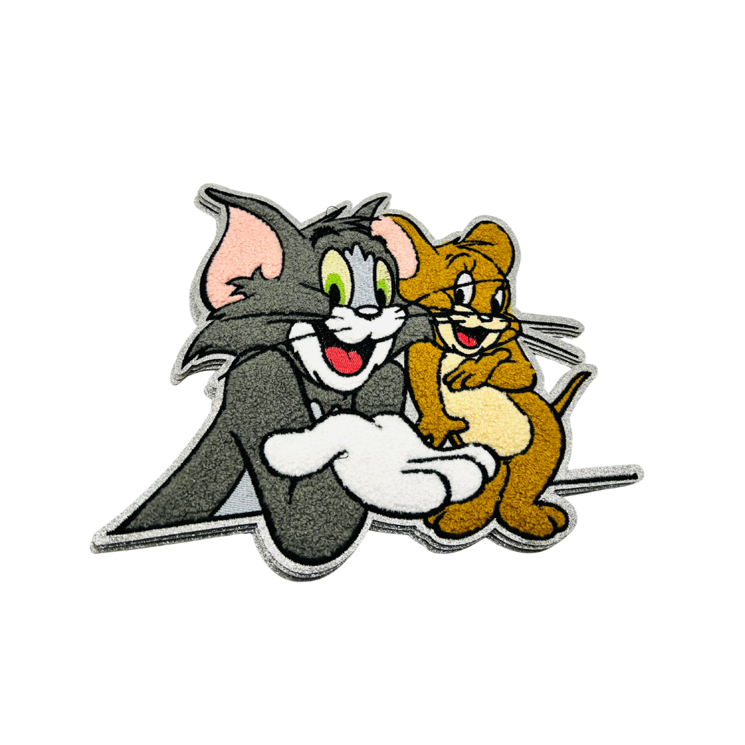 Tom & Jerry Large Chenille Cartoon Large Patch