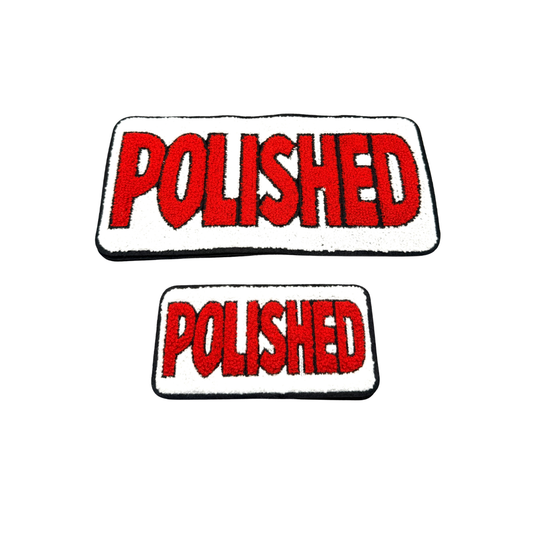 Polished Faith Statement Chenille Patches