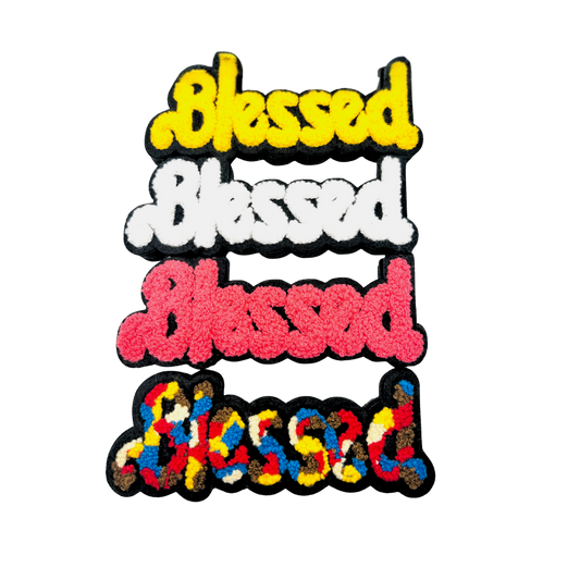 Blessed Medium Chenille Patches