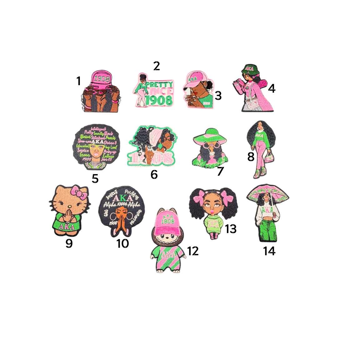 AKA Pink and Green Small Patches (Pink is lighter due to camera Flash)