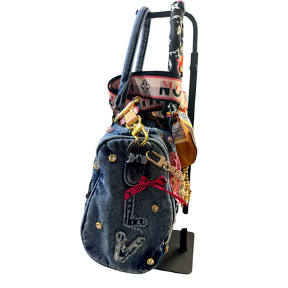 Design Your Own Junk Handbag | Custom Bling Purse with Patches, Rhinestones, Pearls & Chains