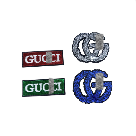 G Designer Inspired Sequin Collection Patches