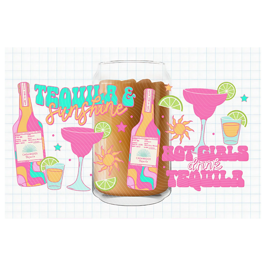 Hot Girl Tequila UV DTF