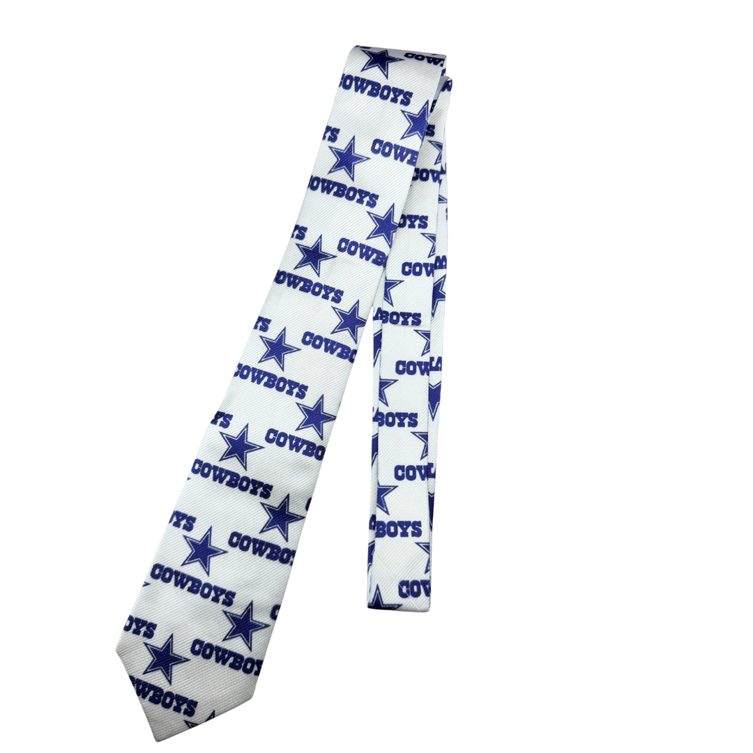 Custom NFL/ NBA Team Junk Tie or DIY NFL/NBA Tie  – Bling Football Tie with Pearls, Patches & Rhinestones