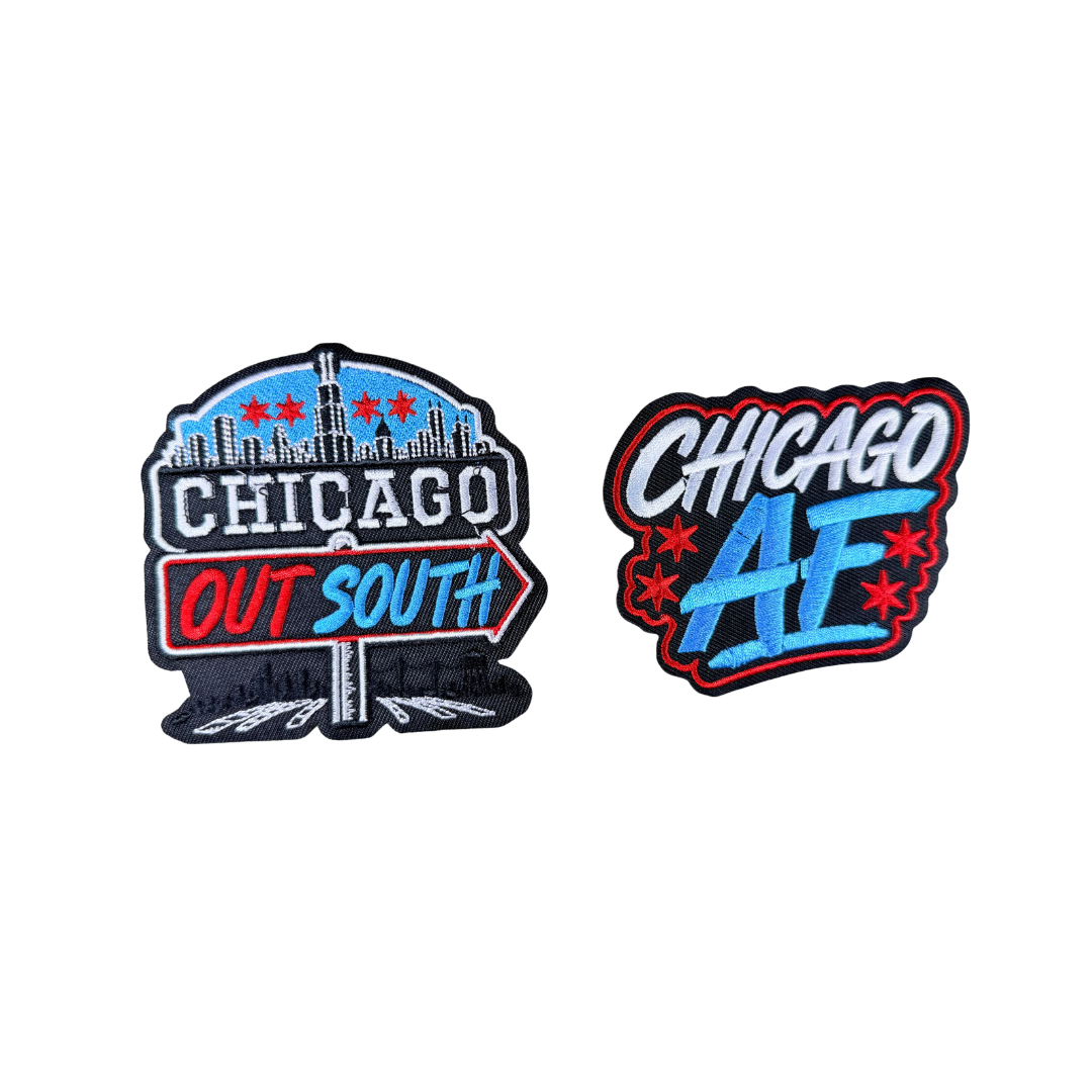Chicago City Embroidered Patches - 2