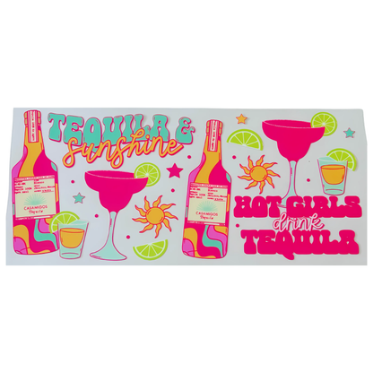 Hot Girl Tequila UV DTF