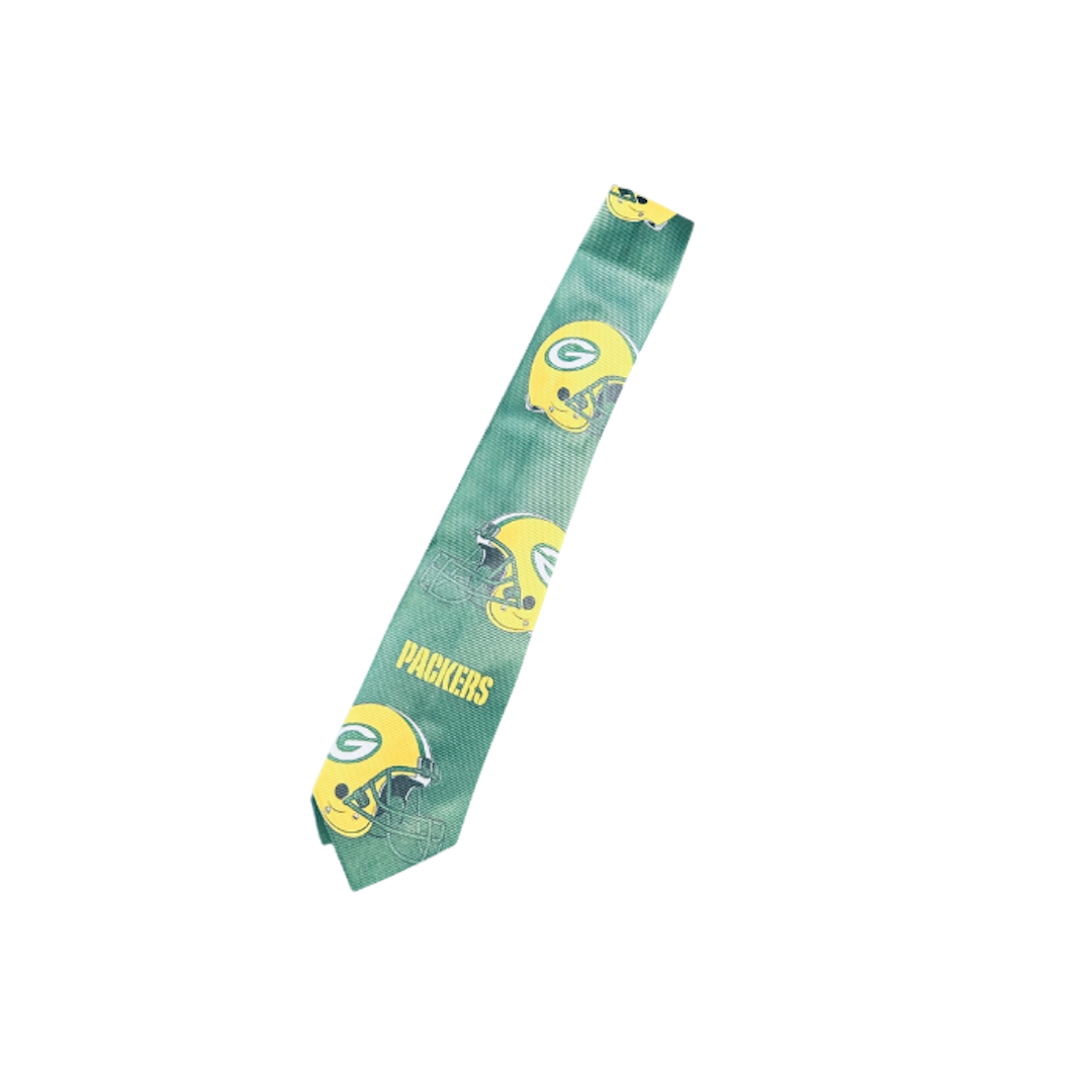 Custom NFL Team Junk Tie – Bling Football Tie with Pearls, Patches & Rhinestones | Game Day Statement