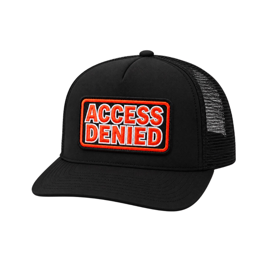Access Denied One Patch Mesh-Back Snapback Foam Hats (Multiple Colors)