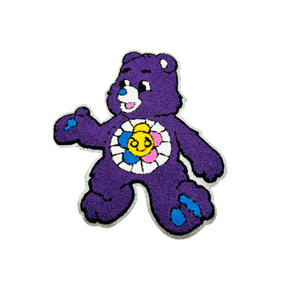 Purple Care B Chenille Large Patch