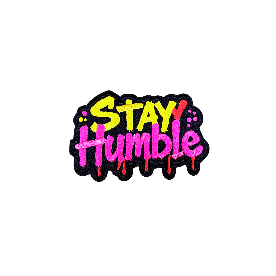 Stay Humble Medium Graffiti Patch