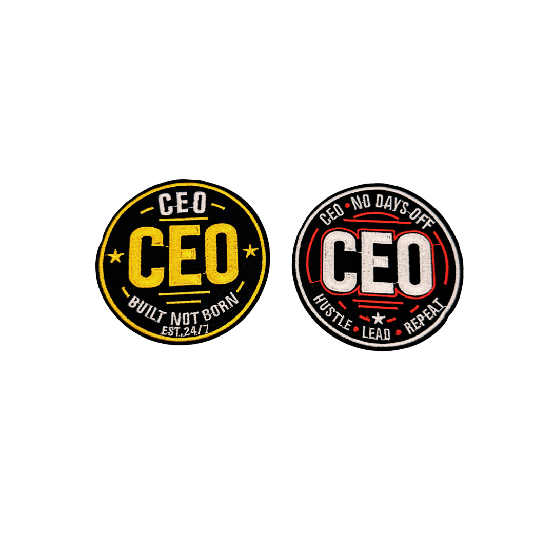 CEO Round Medium Patches