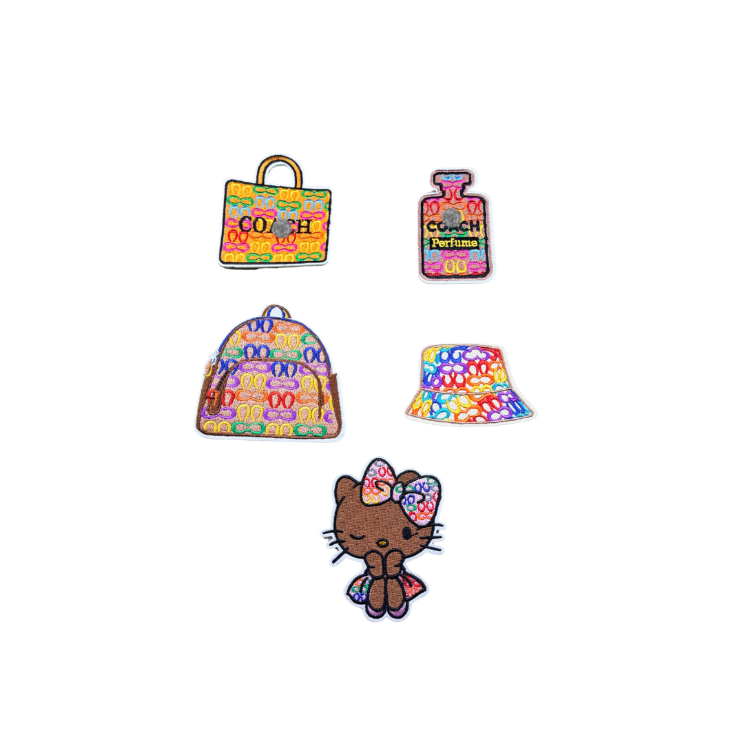 Coa*h  Designer Inspired Colorful Small Patches Collection
