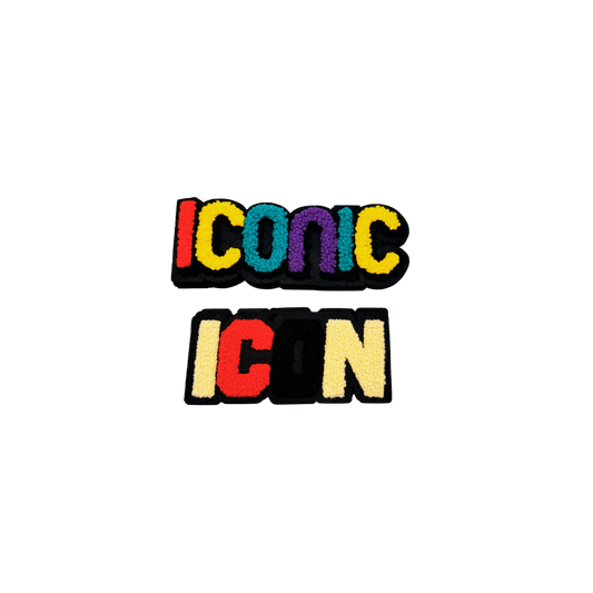 Iconic/ Icon Medium Chenille Patches