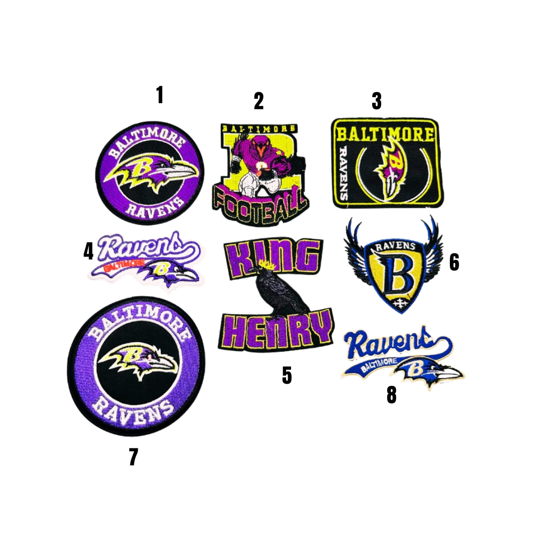 Baltimore Ravens Football Small Patches -2
