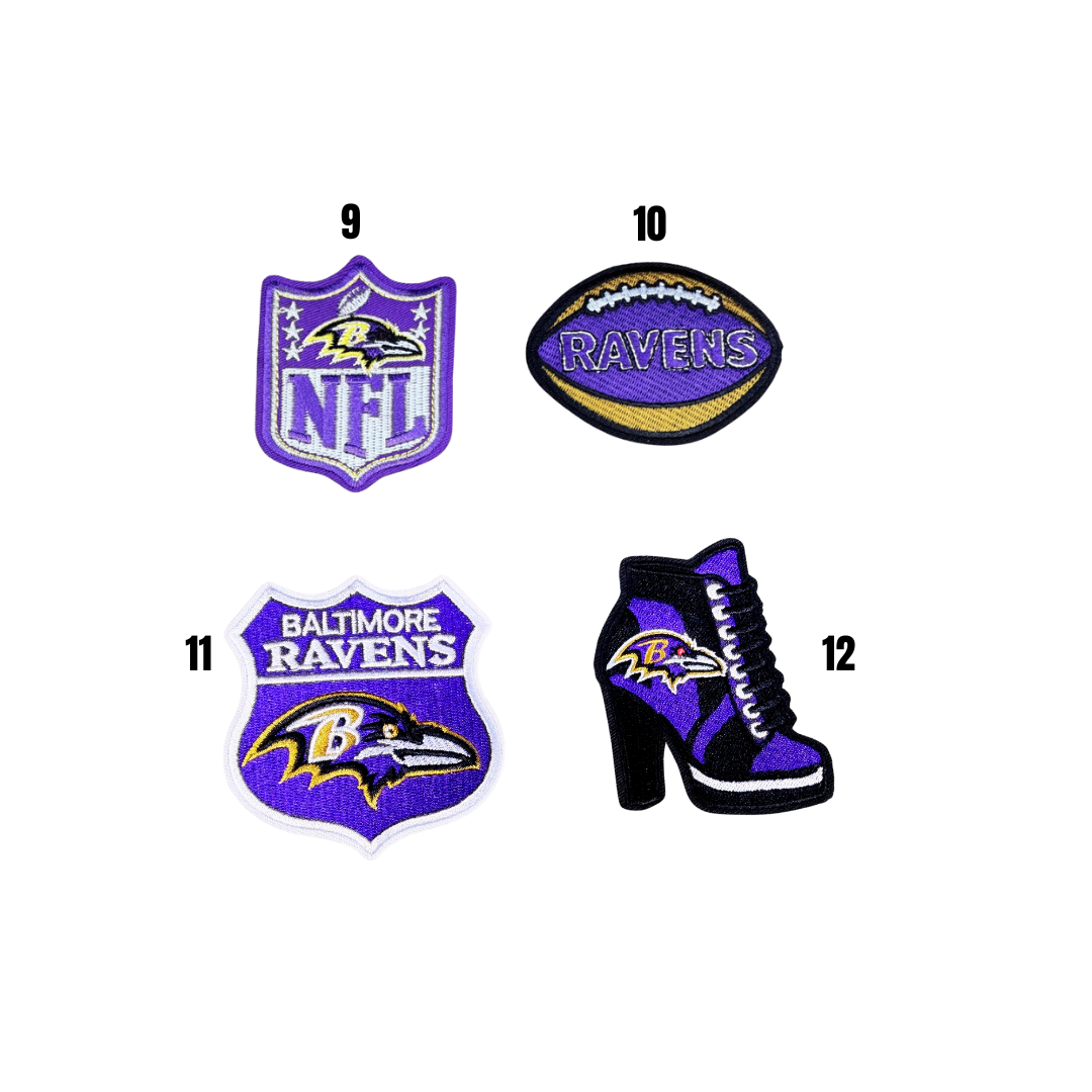 Baltimore Ravens Football Small Patches -2