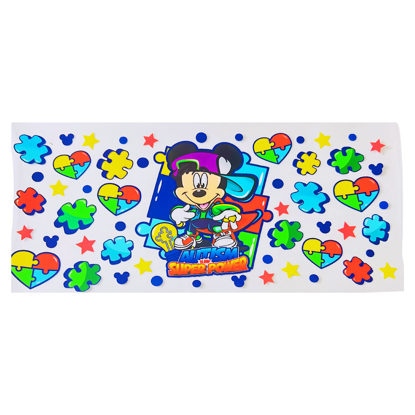 Autism Mickey UV DTF