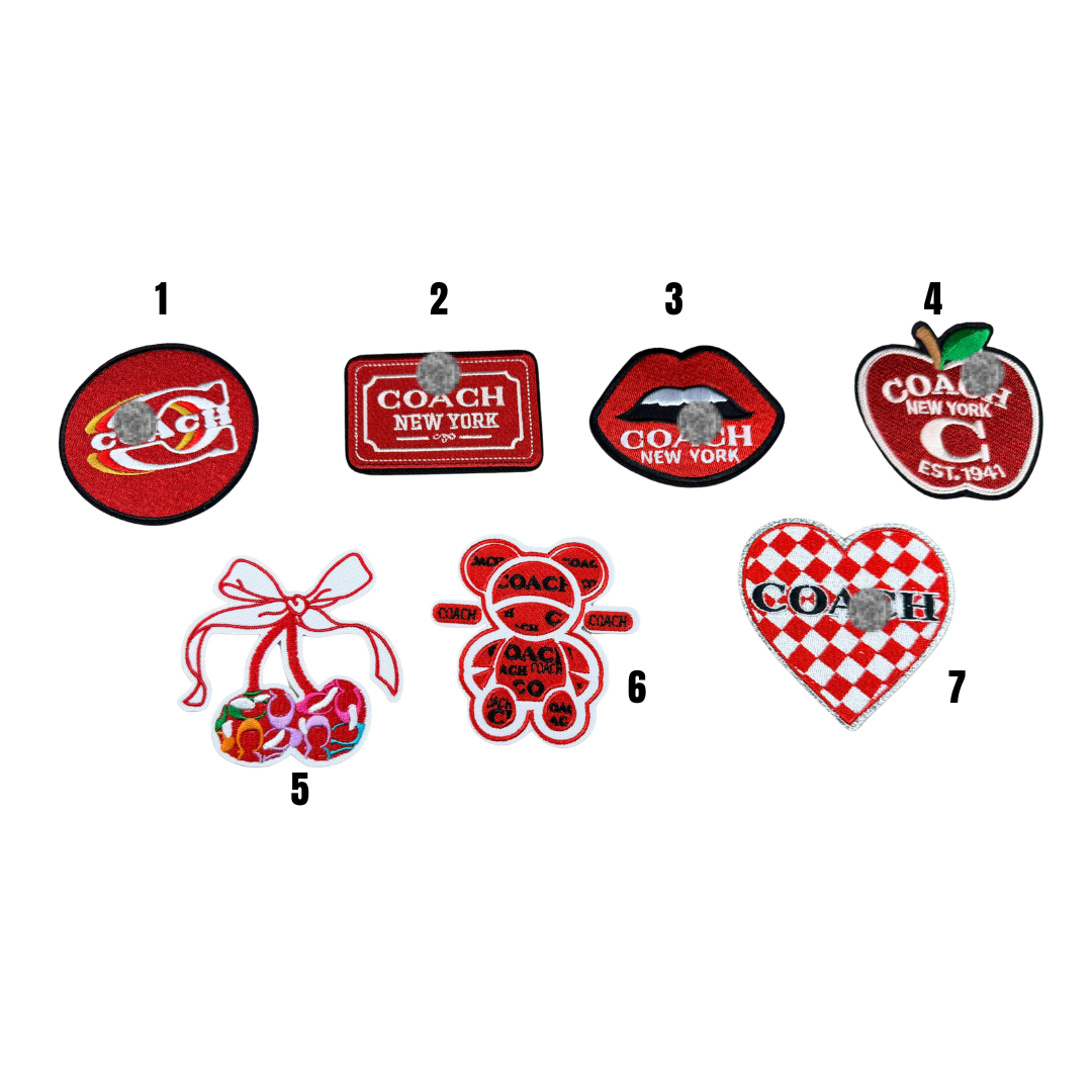 Coa*h  Designer Inspired Red Patch Collection