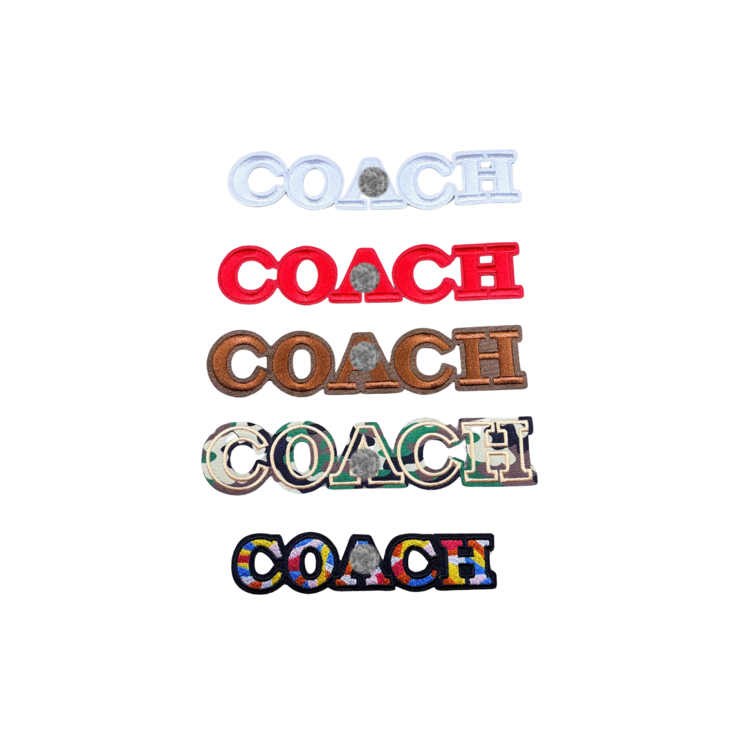 Coa*h  Designer Inspired Name Small Patches