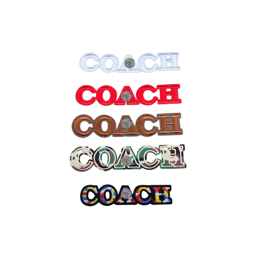 Coa*h  Designer Inspired Name Small Patches