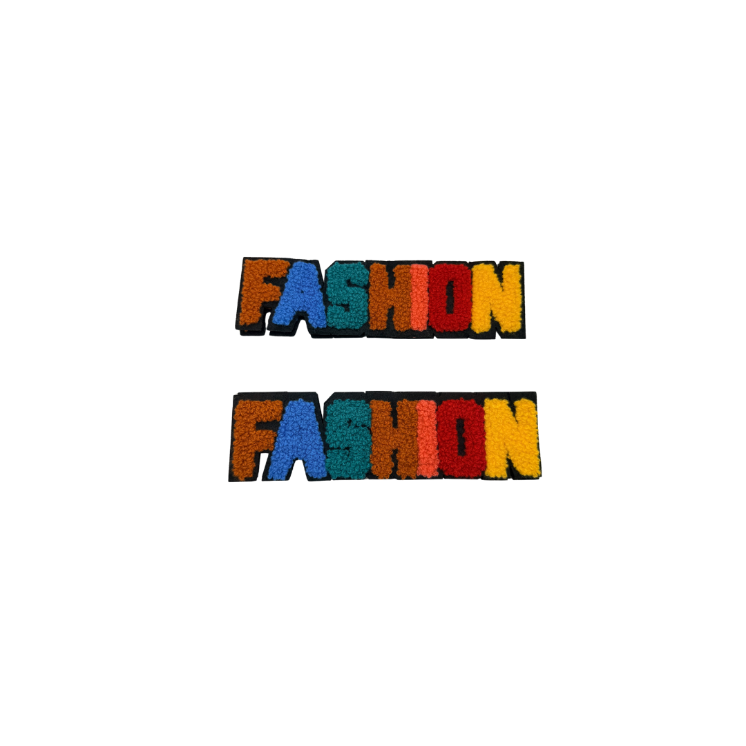 Fashion Colorful Medium Chenille  Patch