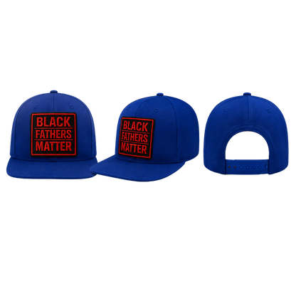 Black Fathers Matter Trucker-Snapback - Blue Hat