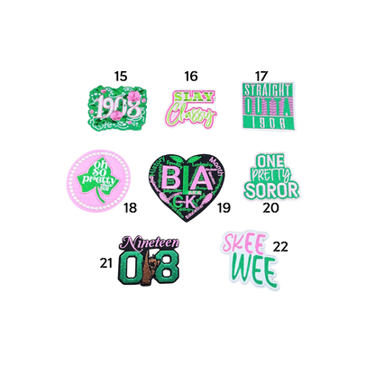 AKA Pink and Green Small Patches (Pink is lighter due to camera Flash)