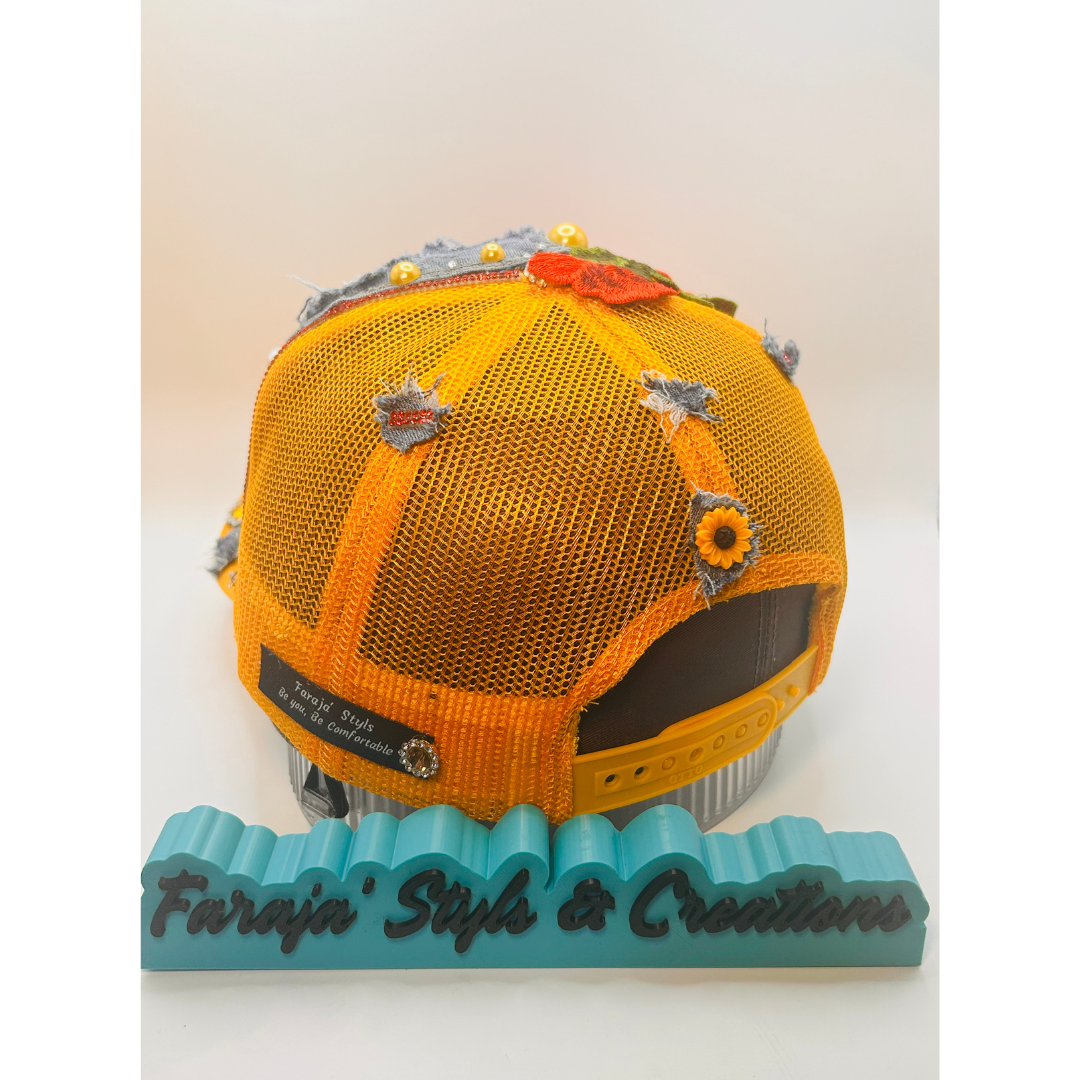 Design Your FAITH Based Trucker Junk Hat | Rhinestones • Patches • Pearls • Charms