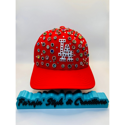 LA Rhinestone Trucker Hats | Bling Streetwear Style