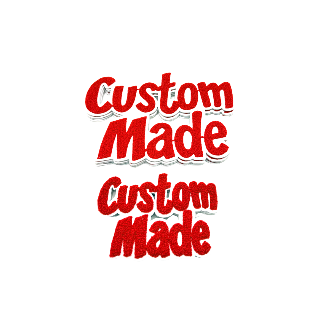 Custom Made Chenille Patches (Multiple Colors)