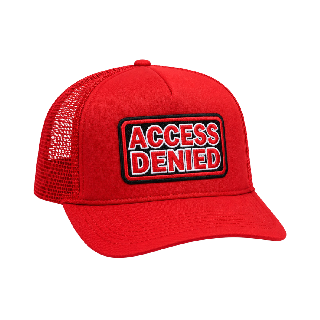 Access Denied One Patch Mesh-Back Snapback Foam Hats (Multiple Colors)