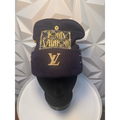 Adult & Kids Custom Junk Beanie with Patches, Rhinestones, Pearls & Denim Add-Ons