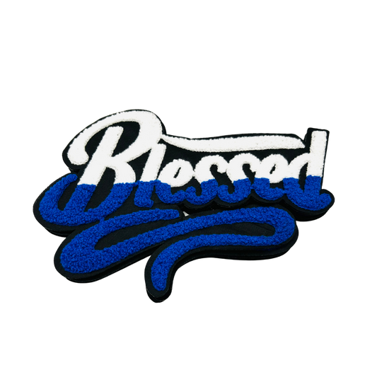 Blessed - Chenille Large Patches