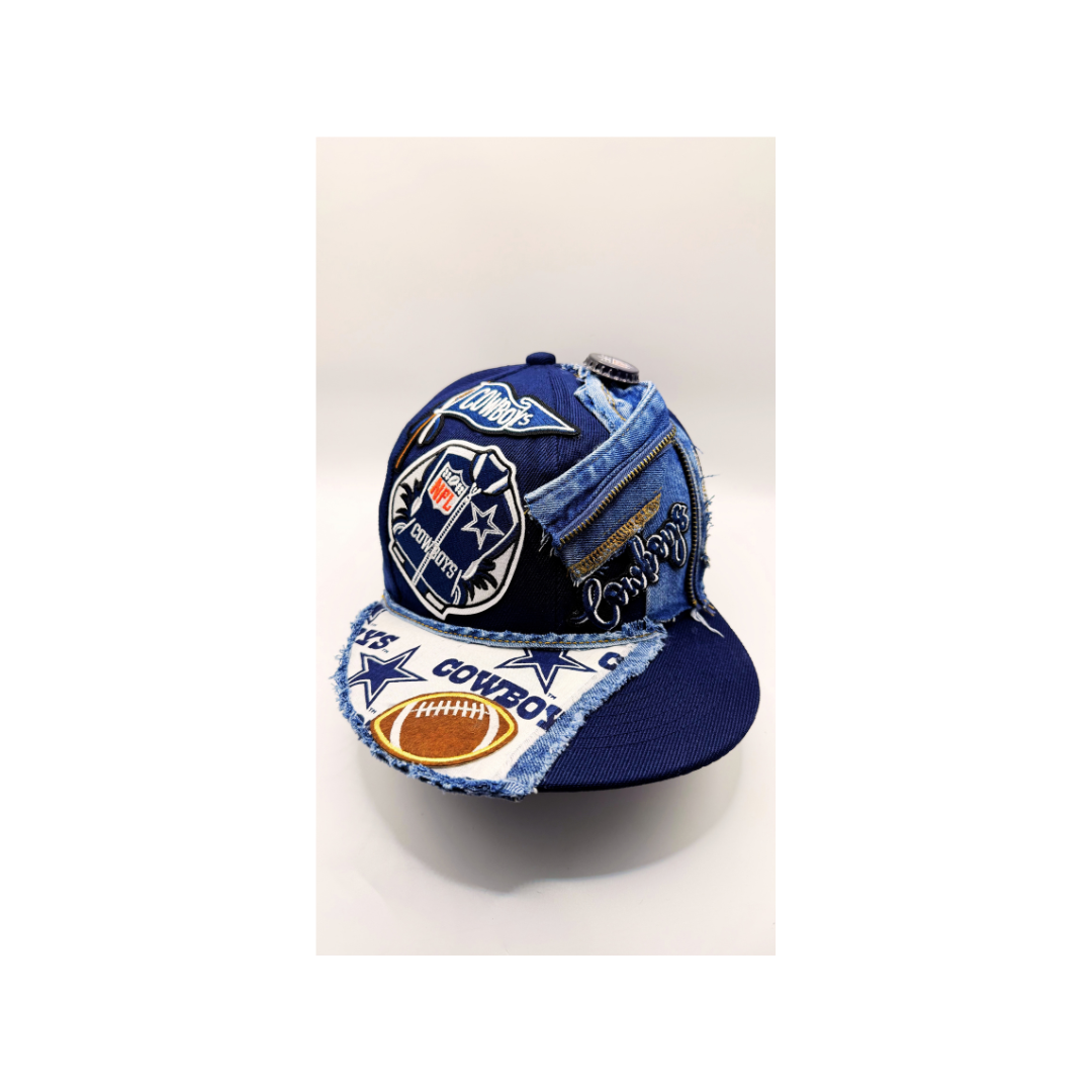Men’s Custom Junk Trucker Hat | Freestyle Patch & Fabric Hat- Customizable