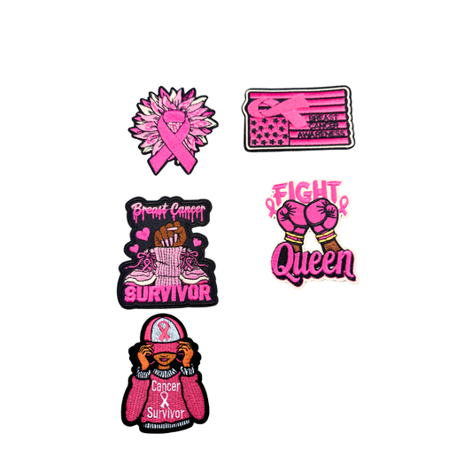 Lou** V  Designer Inspired Red Small Leather Patch Collection