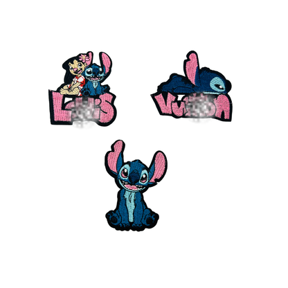 Stitch Inspired Cartoon Character Small Patches