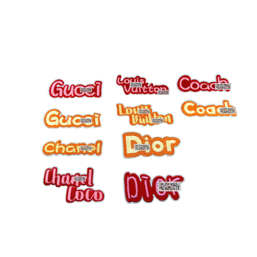 Designer Luxury Inspired Small Name Patches -2