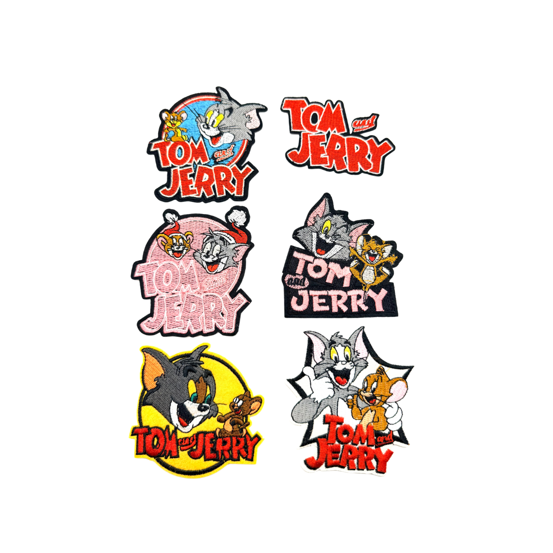 Tom & Jerry Cartoon Character Small Patches