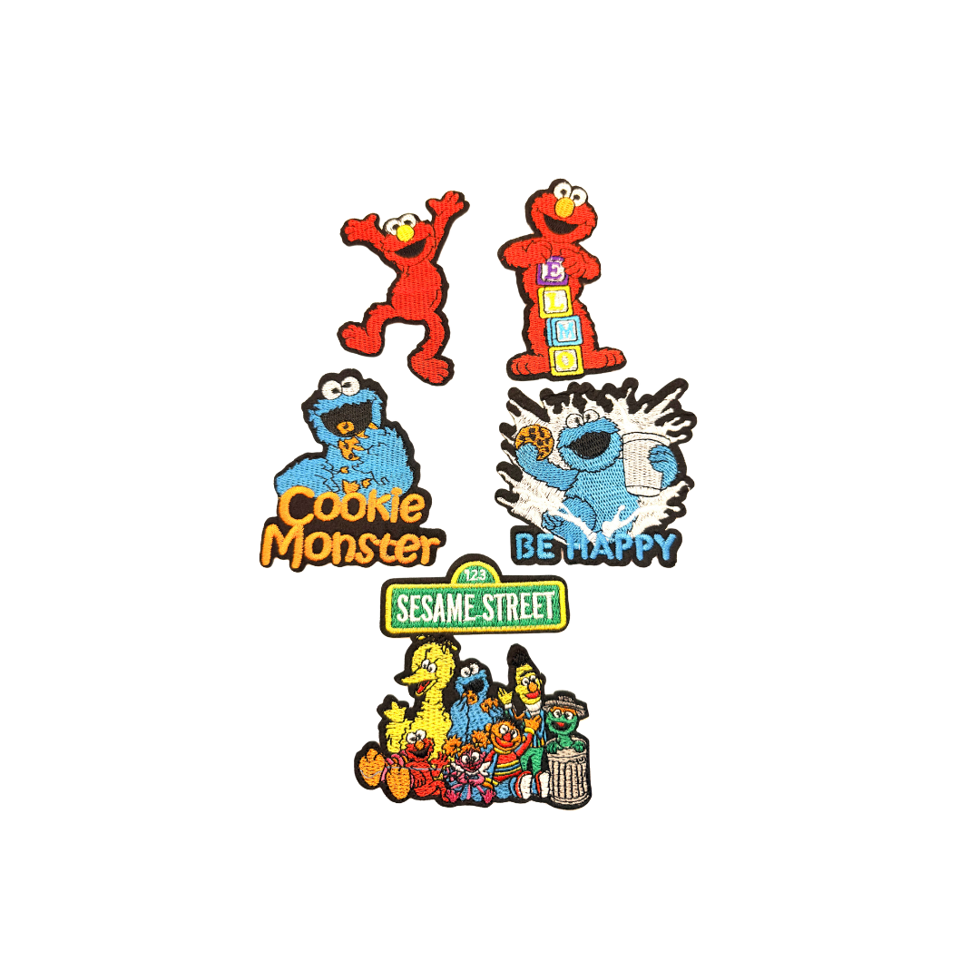 Sesame Street Cartoon Character Small Patches