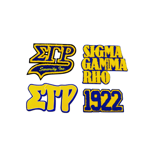 Sigma Gamma Rho Medium Chenille Patches