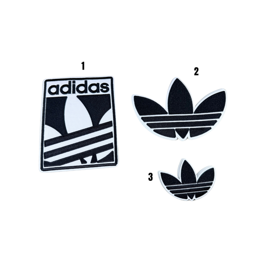 Adidas Inspired Black & White Patches