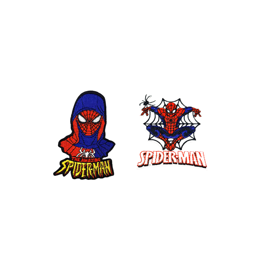 Spiderman Cartoon Character Small Patches