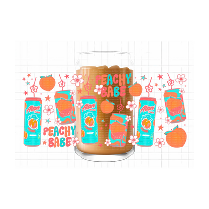Peachy Babe UV DTF