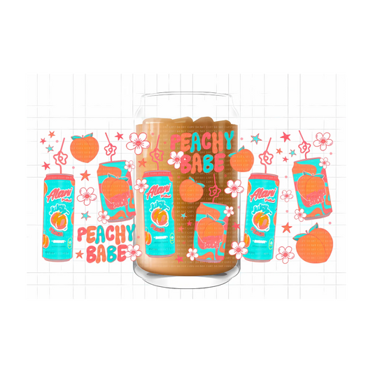Peachy Babe UV DTF