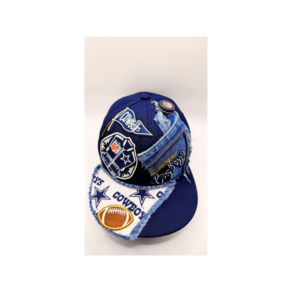 Men’s Custom Junk Trucker Hat | Freestyle Patch & Fabric Hat- Customizable