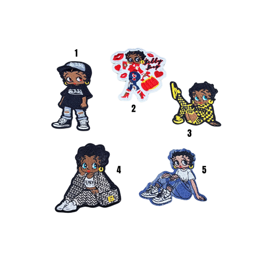 Urban Betty Boop Designer Inspired Small Patches